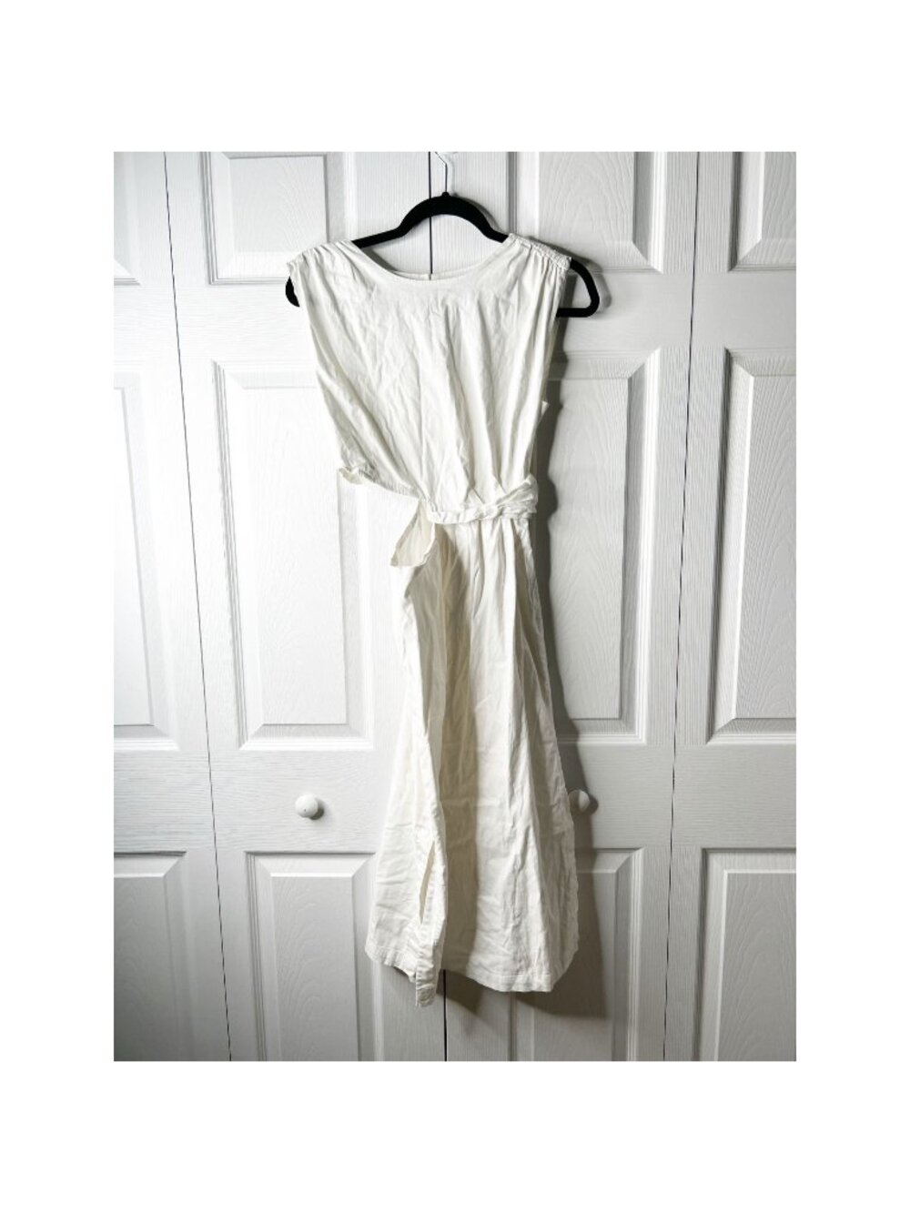 Love, Whit White Cutout Cap Sleeve Sheath Side Slit Midi Dress Women's Size 0
